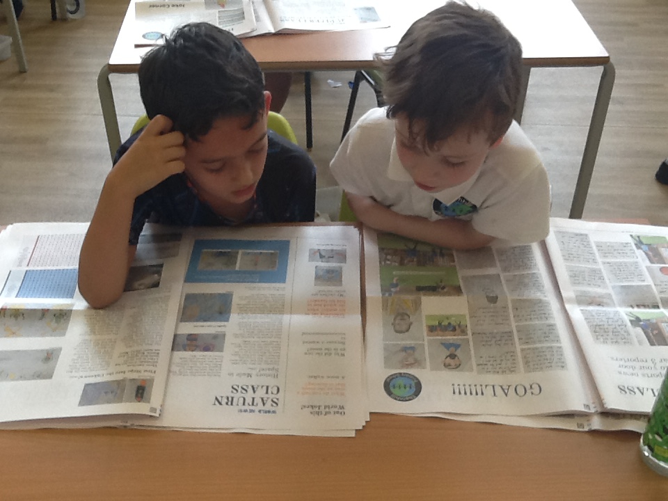 newspaper making activity - Happiedays