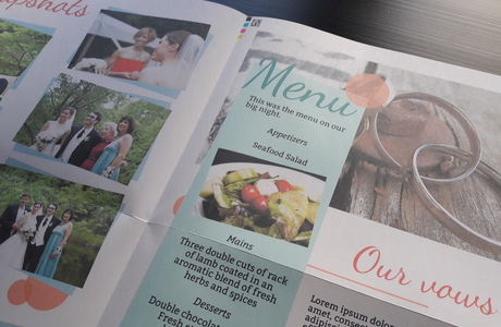 create and print your own newspaper for a wedding - Happiedays