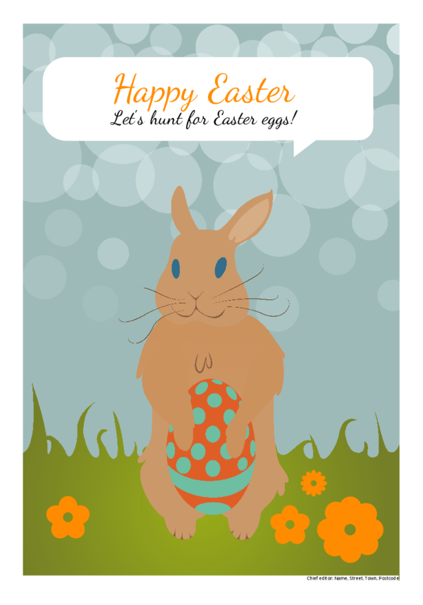 Make your own newspaper template easter | Happiedays